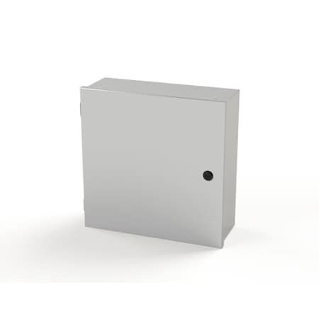 Saginaw Control & Engineering 1/4 Turn Latch Electrical Enclosures, 16 in H, 6 in D, 16 in W, NEMA 1, Carbon Steel SCE-16N1606LP